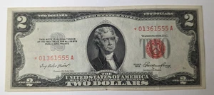 1953 $2 Star Note - Picture 1 of 3