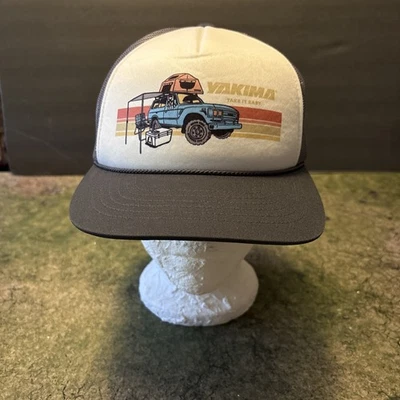 Sombrero de camionero Yakima Take It Easy Snapback malla trasera gris talla única ajustable Foto 1 de 4