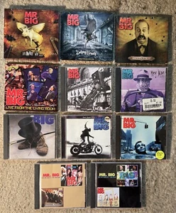 Mr. Big Huge CD Lot of 11 CDs (2 Double Sets - 13 Total) - Near Mint Condition - Picture 1 of 3