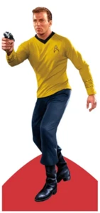 Star Trek Captain Kirk Greeting Card and Stickers - Picture 1 of 2
