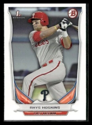 2014 Bowman Draft #DP122 Rhys Hoskins Philadelphia Phillies - Image 1 of 2