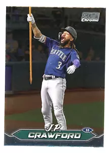 2024 Stadium Club Chrome #289 J.P. Crawford! *PWE* - Picture 1 of 2