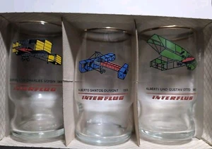 DDR Originale Interflug - 3 Gläser in OVP - Bild 1 von 6