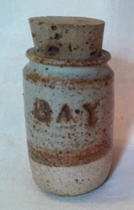 Steingut Keramik Gewürzglas mit Korkenstopfen - Bay - Bild 1 von 6