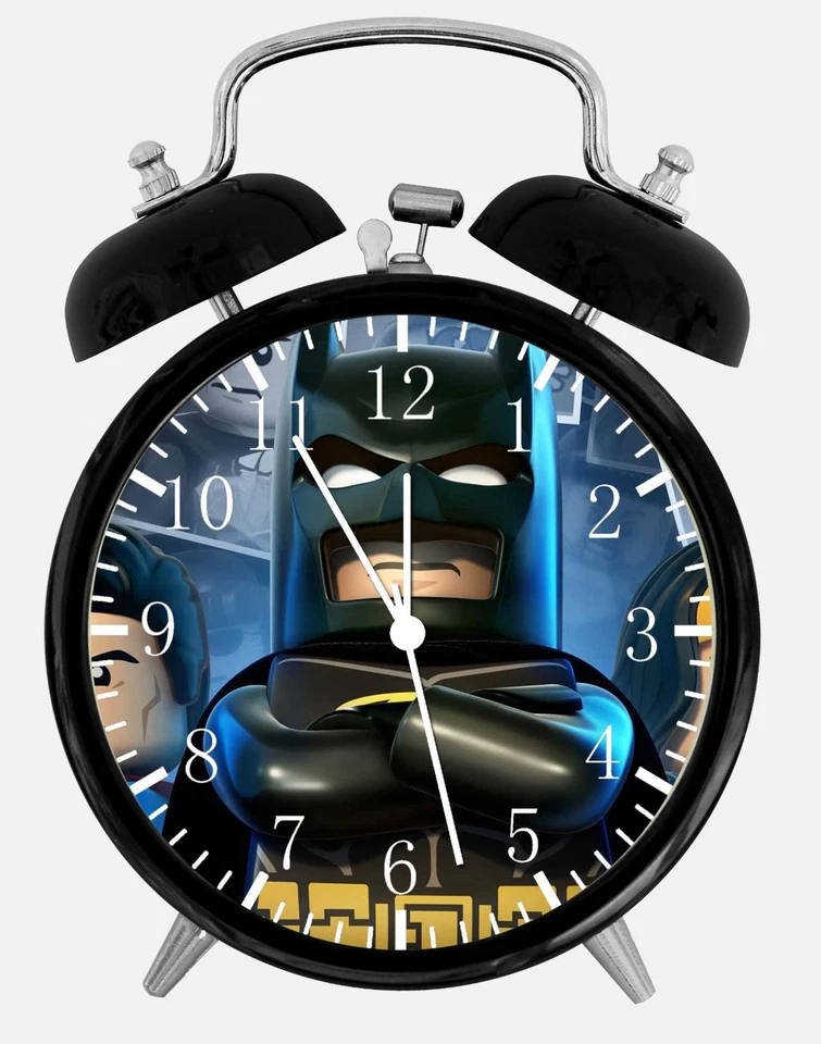 Lego Batman Reloj Despertador Escritorio 3.75" Decoración Hogar u Oficina E30 Bonito Para Regalo Foto 1 de 1