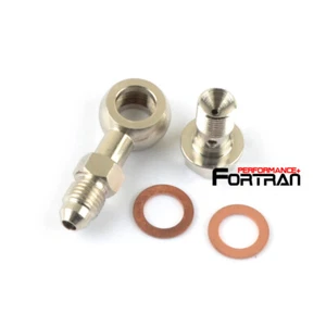 Alimentazione olio turbo Banjo Bolt M12x1,75 mm Fit GMC Turbo con limitatore 1,5 mm - Foto 1 di 2