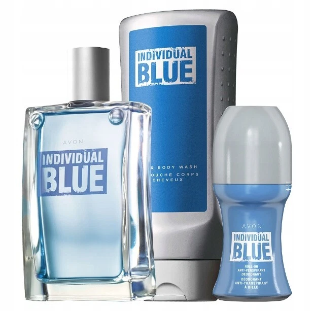 Juego de cosméticos para hombre AVON azul individual 3 en 1 Foto 1 de 1