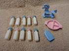 Dollhouse Miniatures - Baby Items/Nursery Mixed Lot (13 Pieces Total)