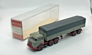 Scala HO Wiking 488 "Krupp 806 autoarticolato" camion container scatola originale - Foto 1 di 8