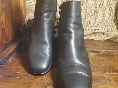 Worthington Mujer 023-7162 Negro Shelse Botín Diseño Block Hill, Talla 7.5  Foto 1 de 4