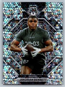 2023 Panini Mosaic No Huddle Silver Disco Rookie Jakorian Bennett - Picture 1 of 2