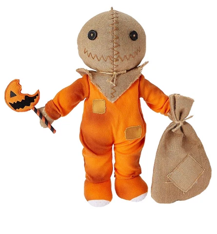 Spirit Halloween - Trick 'r Treat - SAM 16'' inch Plush Doll w/ Sack - Halloween Cover