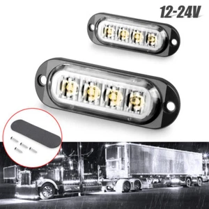 2X Marine Boat LED Deck Courtesy Lights White 4led Stern Transom Lamp White AU - Picture 1 of 13