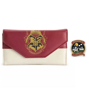 Harry Potter Hogwarts Wallet with Hogwarts at Night Pin - Wizarding World Gifts - Picture 1 of 7