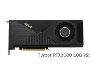ASUS NVIDIA TURBO RTX3080 10G V2 GPU GDDR6X PCIe 4.0 x16 Graphics Card - Picture 1 of 3