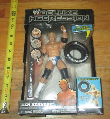 Figura de lucha libre de agresión de lujo 2007 WWF WWE Jakks Ken Kennedy serie 7 Foto 1 de 4