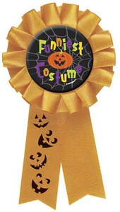 Unico Costume Halloween Festa Divertente Halloween 6" Nastro Premio, Arancione - Foto 1 di 2