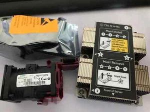 New HP DL360 DL360p G10 Xeon CPU Kit Heatsink 872452-001 + 2 Fans 875283-001 - Picture 1 of 4