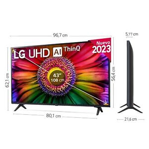 LG 43UR80006LJ 109cm (43") (Active HDR, 60Hz, Smart TV) UHD TV), Year