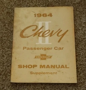 1964 Chevy II Passenger Car Shop Manual Supplement ST31 - Picture 1 of 3