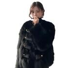 New Women Faxu Fur Rabbit Fur Winter Warm Snow Coat Jacket Outwear Short Peacoat