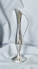 kleine Vase Henkelvase Solifleur versilbert, 50er Jahre, 18 cm