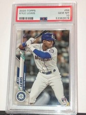 2020 Topps Kyle Lewis Rookie Card RC #64 PSA 10 GEM MINT Seattle Mariners