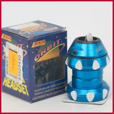 NOS FSA ORBIT BMX 1X24 1 INCH AHEAD HEADSET VINTAGE THREADED BLUE OLD SCHOOL - Image 1 of 4