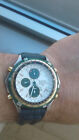 Racer Orient W50021 Green Bezel Chronograph Watch Vintage Collection Montre Nos