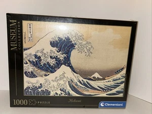 Clementoni Museum Collection Hokusai The Wave 1000 Pieces Jigsaw Puzzle NEW - Picture 1 of 3