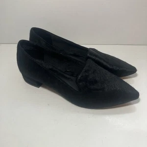 Express Schuhe Damengröße 7 Kalbshaar elegante Halbschuhe Slipper spitz zulaufend schwarz - Bild 1 von 7