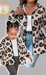 Toddler girls animal print Hooded Rain Coat jacket size 18 to 24 months - Picture 1 of 2