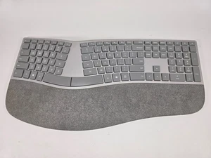 Microsoft Surface Ergonomic Wireless Keyboard – Gray – Tested & Working - Picture 1 of 3