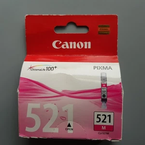 Canon Pixma 521 Magenta M printer ink Chromalife 100+ cartridge sealed CLI-521M - Picture 1 of 11