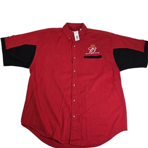 Vintage Dale Earnhardt Jr Budweiser Button Up Shirt XL Winners Circle NASCAR - Picture 1 of 8
