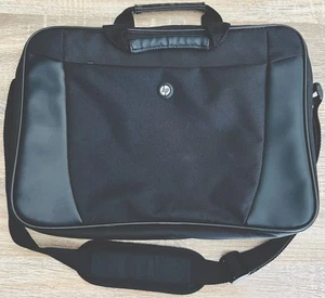 HP Executive Laptop Bag 15.6 Inch Black Shoulder Strap Briefcase H2W17AA - Picture 1 of 5