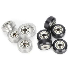 5x POM Pulleys 625zz Bearing Passive Round Wheels Rollers Compatible For 3D P FY - Afbeelding 1 van 28
