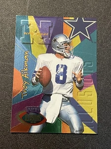 1996 Playoff Illusions #1 Troy Aikman Spectralusion Elite - Picture 1 of 2
