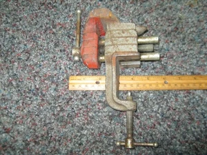 Vintage Stanley Handyman USA H1209 Anvil Bench Vise missing "pad" - Picture 1 of 5