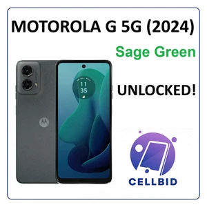 ✅Scatola Aperta! Motorola Moto G 5G 2024 XT2417 50MP 📸 128GB 🔓 sbloccato verde salvia - Foto 1 di 8