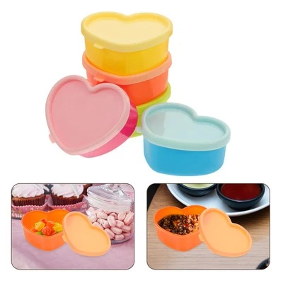  5 Pcs Vorratsbehälter Küche Kleine Aufbewahrungsbox Soßenbehälter - Bild 1 von 4