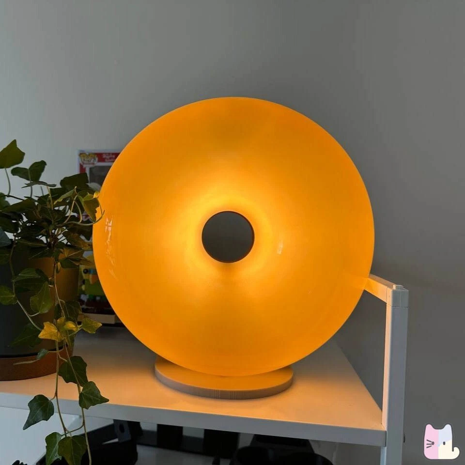 Stand for IKEA VARMBLIXT LED table wall lamp, orange glass donut 3d printing - Image 1 of 3