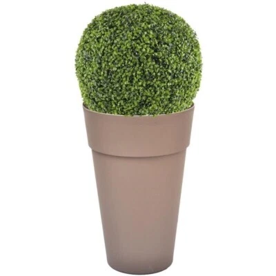 TELCOM HOUSTON VASO IN RESINA COLORE BIANCO TORTORA 35 X H 50 CM