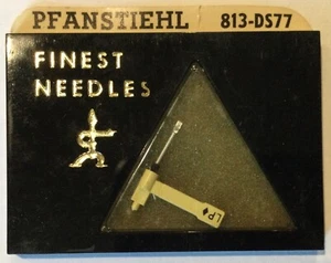 PFANSTIEHL Record Needle Diamond #813-DS77/Nuevo Stock Antiguo/Sin Abrir - Imagen 1 de 2
