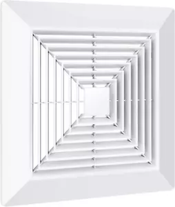 Bathroom Exhaust Fan Cover White Bathroom Ceiling Fan Grille with Springs Replac - Picture 1 of 12
