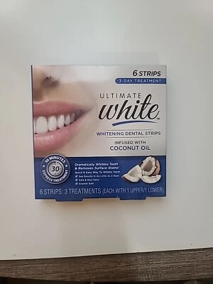 BRUSH BUDDIES Ultimate Whitening 3 Day Treatment 6 Strips With Coconut Oil  - Image 1 of 4