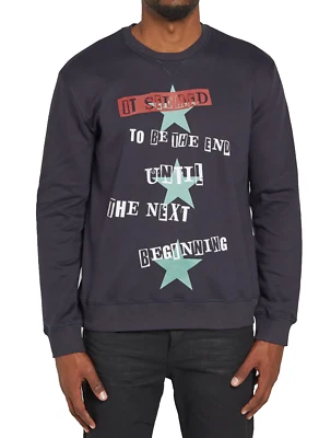 Valentino Jamie Reid Punk Poema Estrellas Crew Pullover Sudadera Suéter Foto 1 de 4