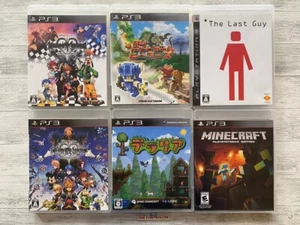 SONY PS3 Kingdom Hearts & 3D Dot Game Heroes Teraria & The Last Guy & Minecraft - Picture 1 of 14