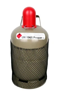 5 kg Gasflasche Propangasflasche Grau Eigentum Fabrikneu leer/ungefüllt - Bild 1 von 4