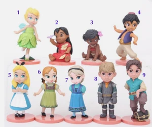 DISNEY TORTENAUFLEGER/SPIELFIGUREN FROZEN,LILO,TINKER-BELL,MOANA,ALADDIN - Bild 1 von 1